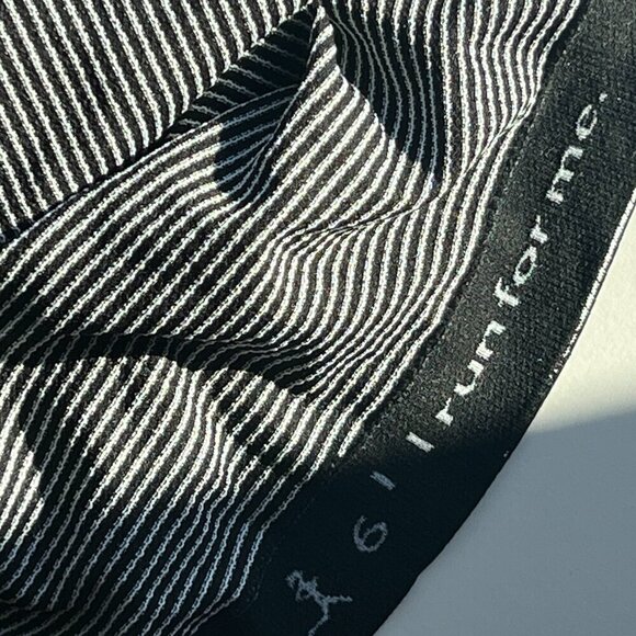 Lululemon Swiftly Run Long Sleeve White Black Striped 6 NWOT - Picture 9 of 10